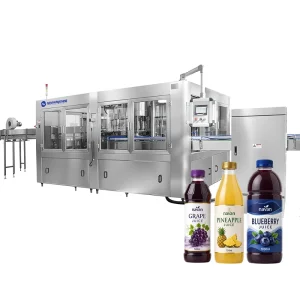 高速果汁灌装机 XGFR 40-40-12｜20000BPH全自动饮料生产线