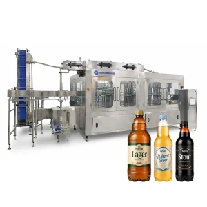 高速啤酒灌装机 18000-22000BPH 全自动PET瓶生产线